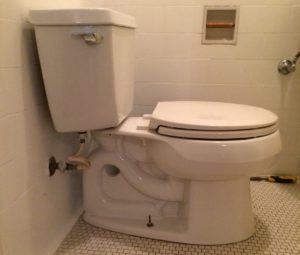 how to fix a toilet flange