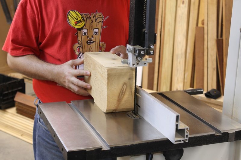 Resawing the back