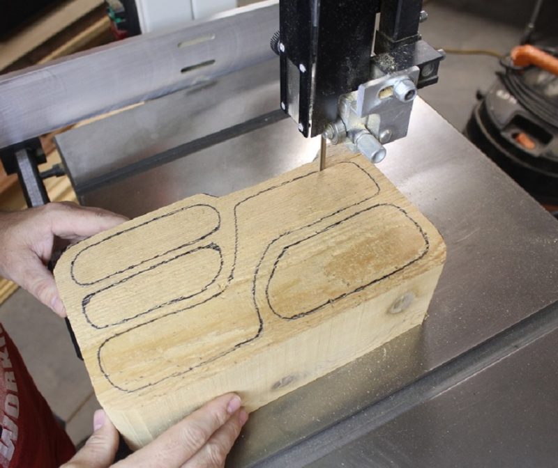 Cutting out a drawer
