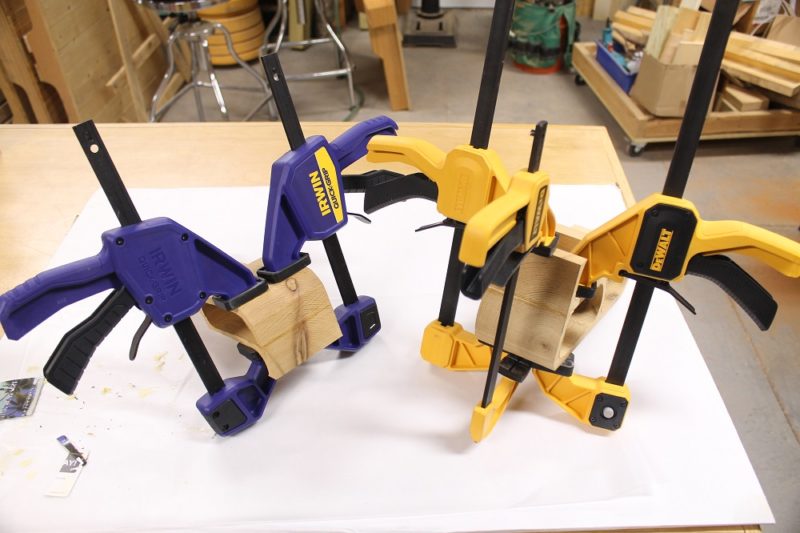 First glueup