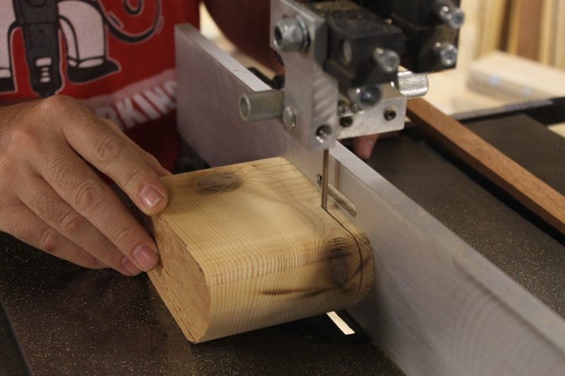 Cutting off fronts and backs