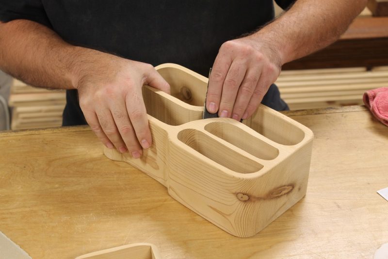 Round over carcass edges