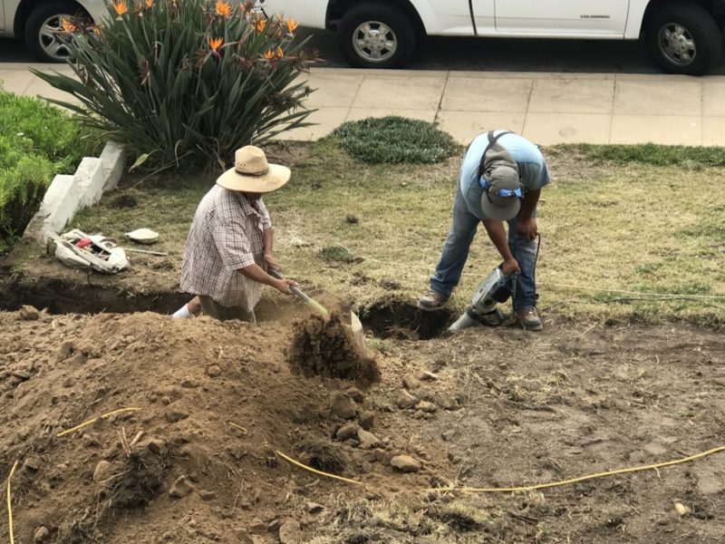 digging the footing