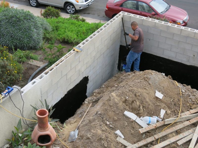 How To Build A Concrete Block Wall Part 2 Home Fixated How To Build A Concrete Block Wall