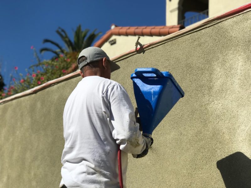 stucco heavy texture hopper