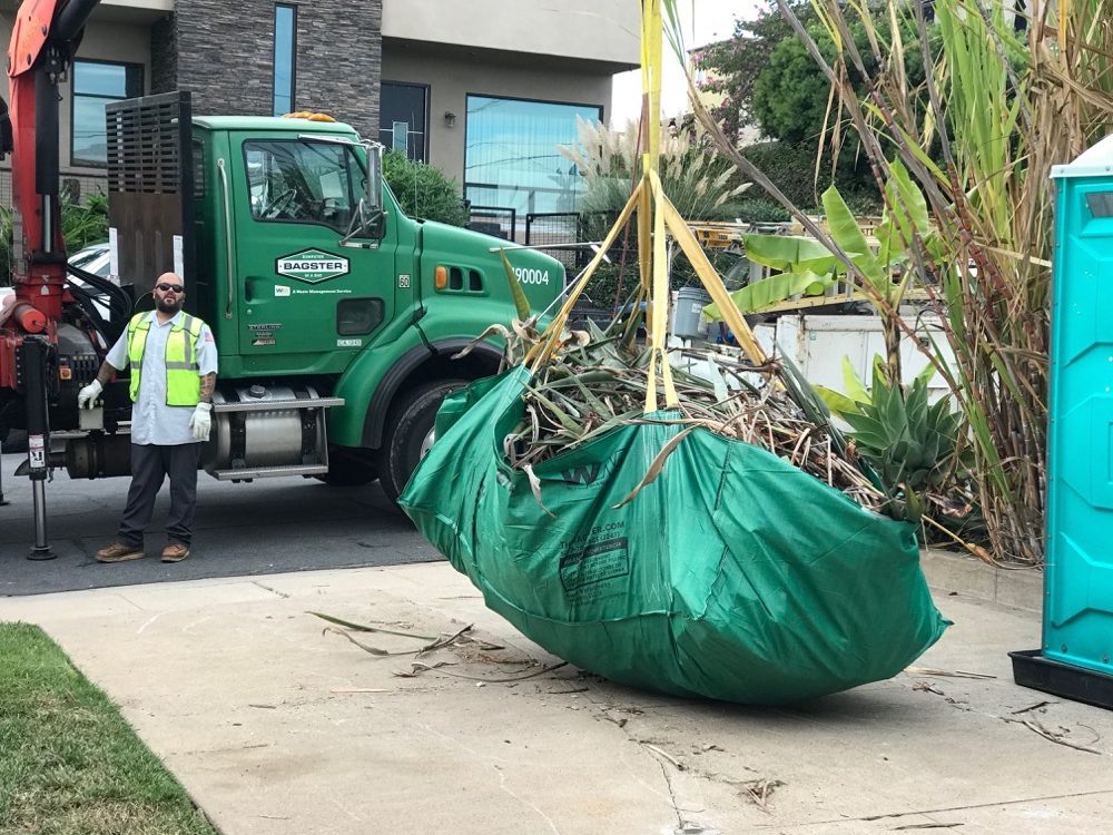 Dumpster In A Bag Removal Service - Bagster Removal