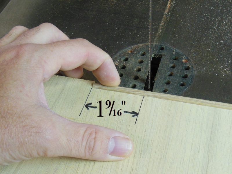 Cutting pegs to length
