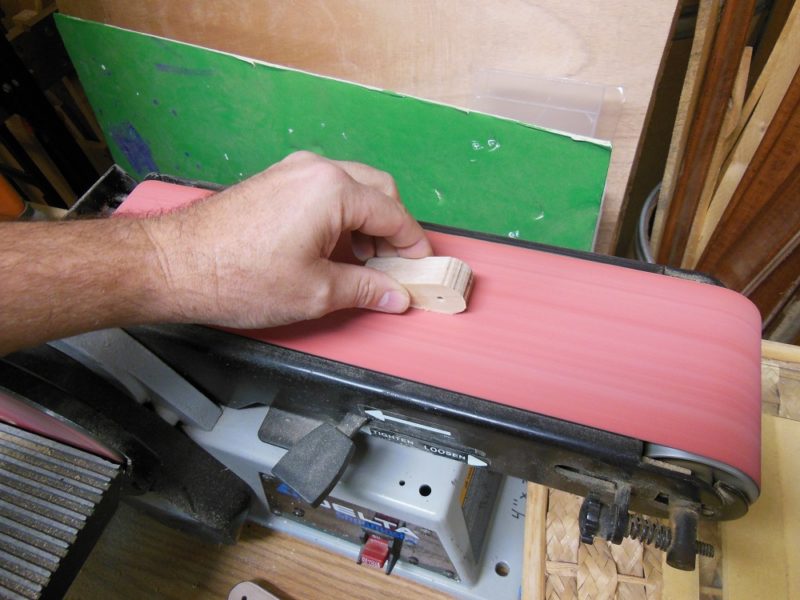 Sanding the flats