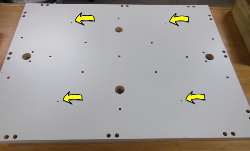 Spinner holes