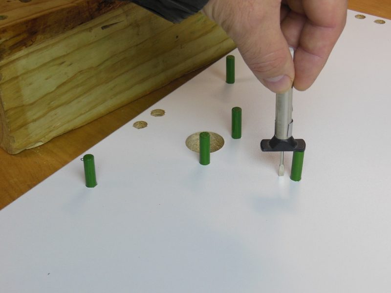 Tire tread depth gauge