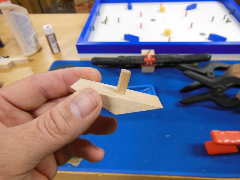 Ramp with dowel