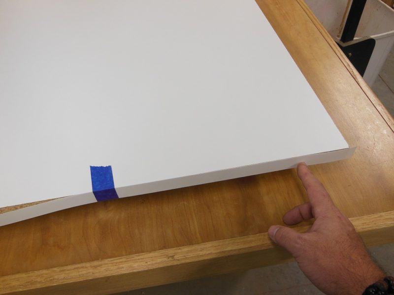 Banding held in place