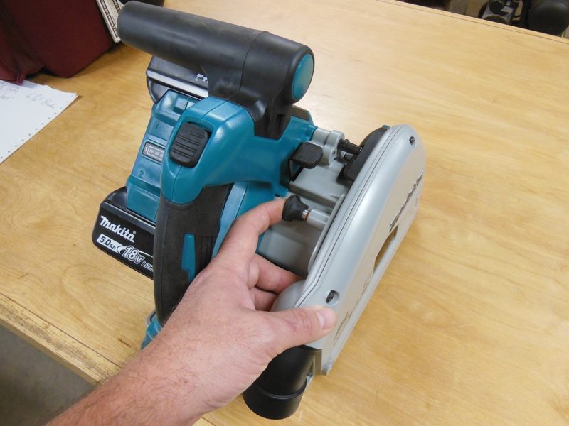 Scoring cut depth stop