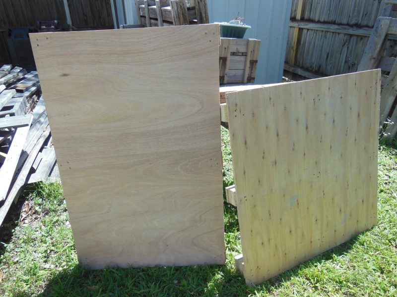 Plywood decked pallets