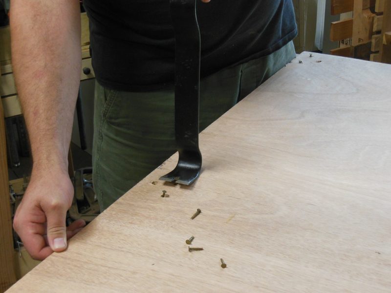 Pulling the nails