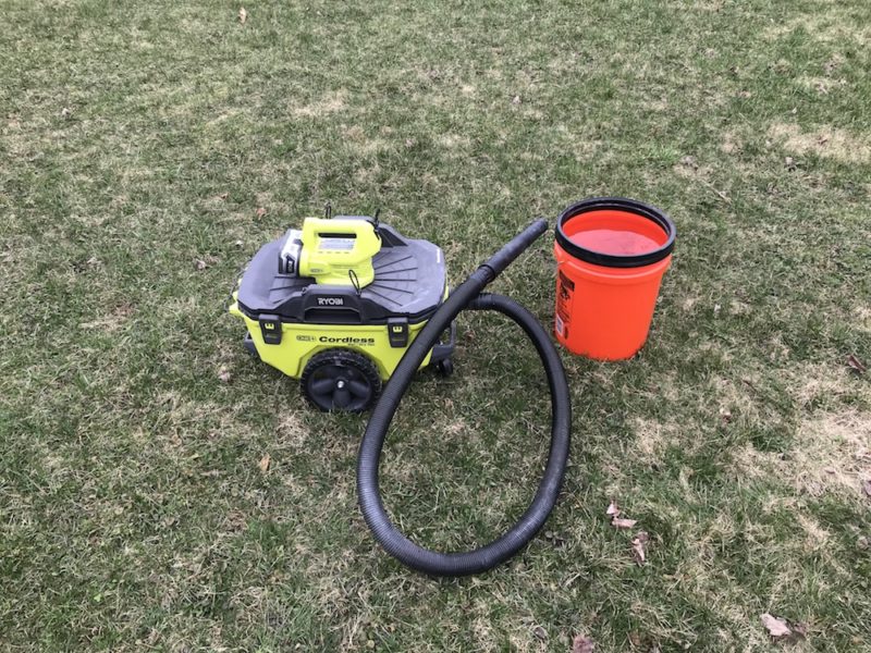 Ryobi P770 Cordless Wet/Dry Vac Review A Handy Little Sucker? Home