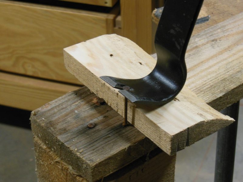 Pulling the nails