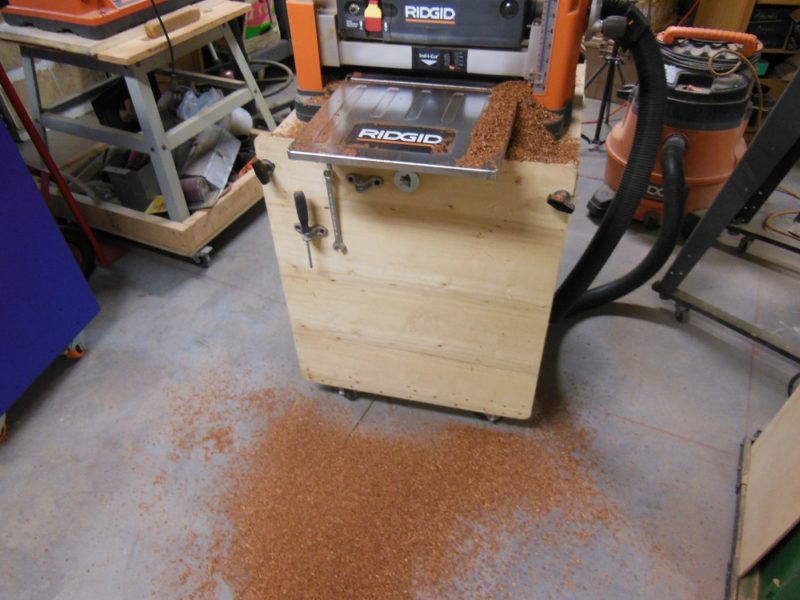 Planer shavings