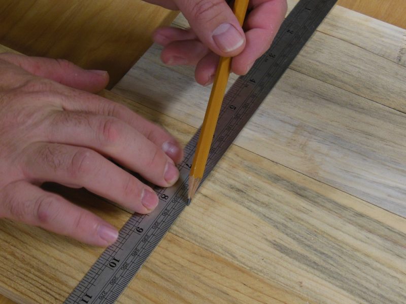 Indexing line for alignment