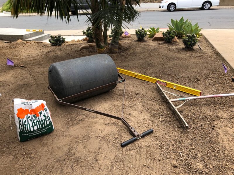 sod laying tools