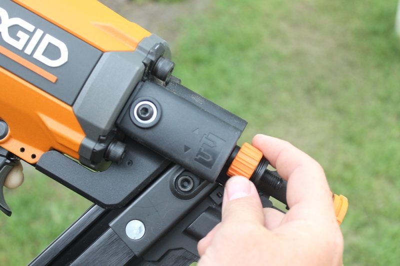 Depth control.