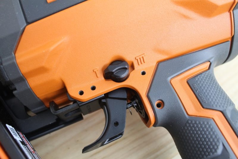 Trigger mode selector.