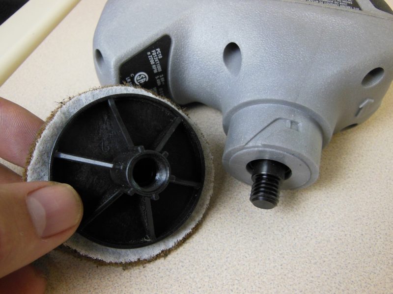 Threaded shaft.