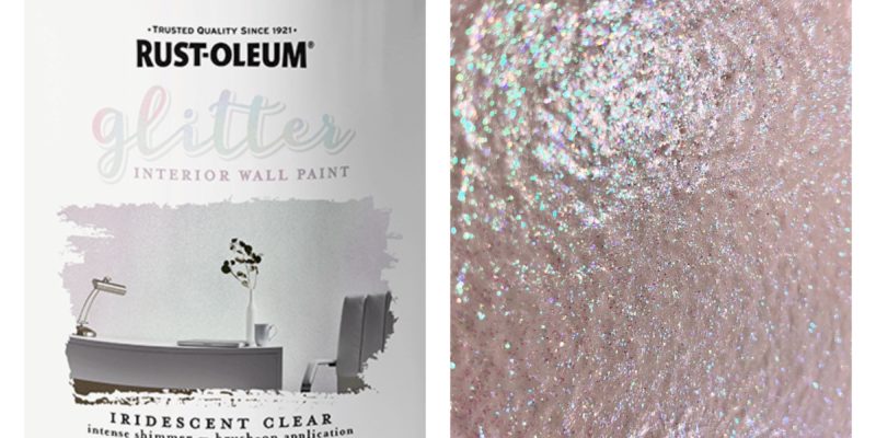 Rust Oleum Interior Glitter Paint Has Dazzling Possibilities