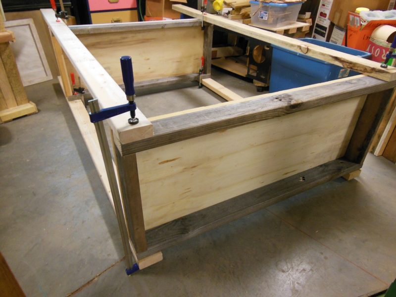 Temporarily clamped together