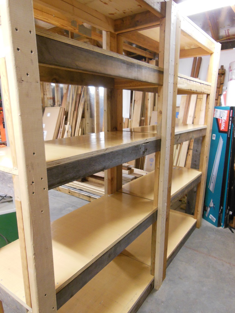 Make Your Own Heavy Duty Shelving Unit Vertical Storage For Your