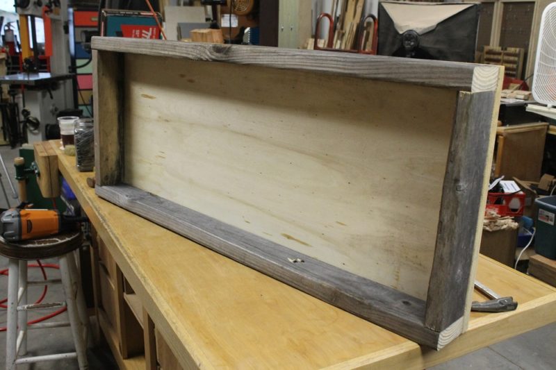 Assembled shelf