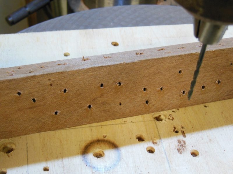 Back side of the word block.