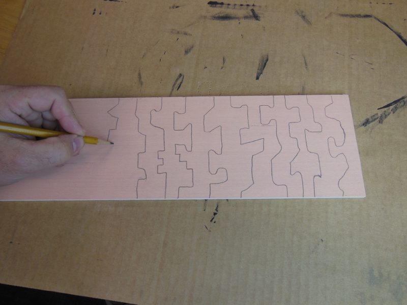 Wrap-around puzzle layout.
