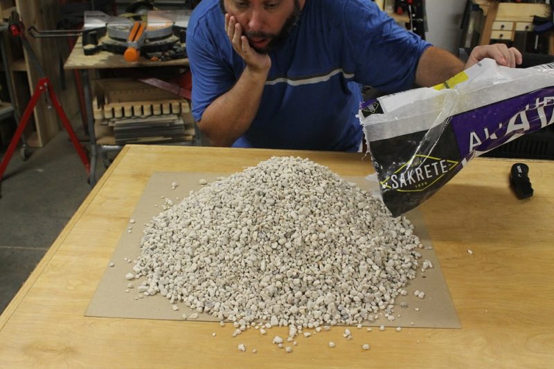 Don't cry over spilt gravel.