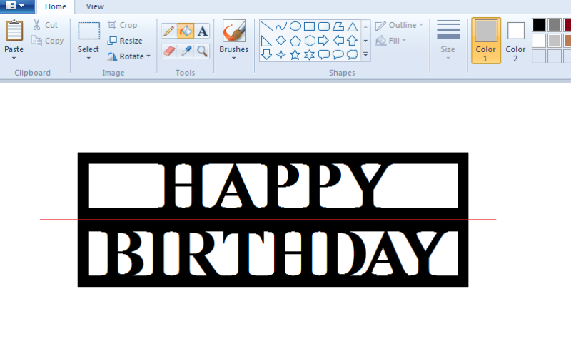 3D word block layout, step 2