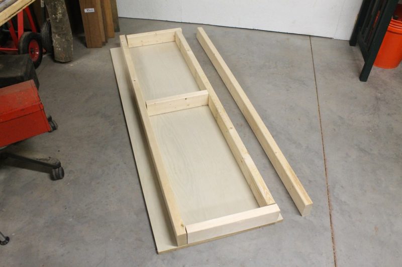 Only the frame remains.