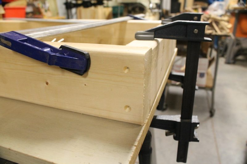 Drilled and countersunk.