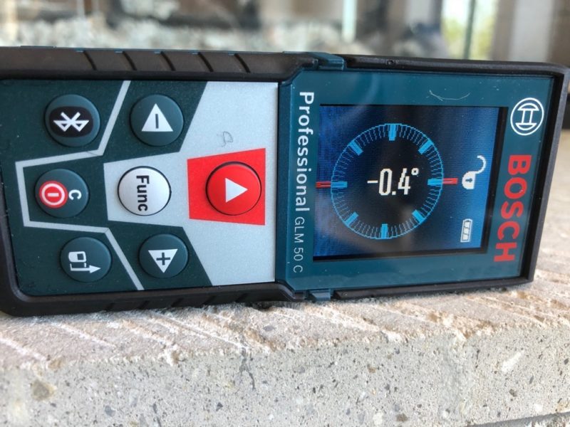 Bosch laser measure level