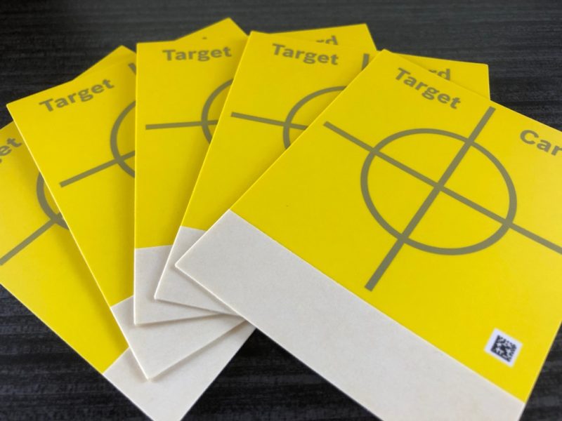 laser measure targets