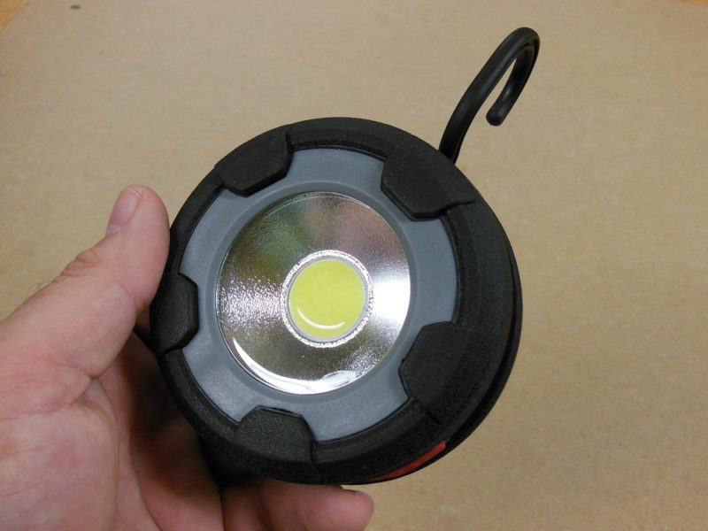 Husky 200 lumen magnetic hook light.