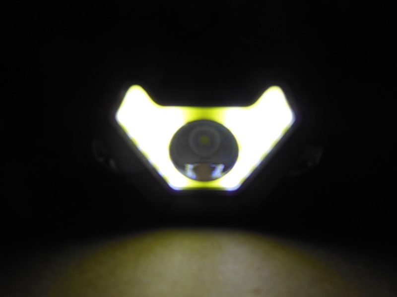 Wide illumination.