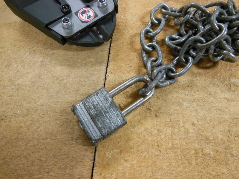 Missing key lock