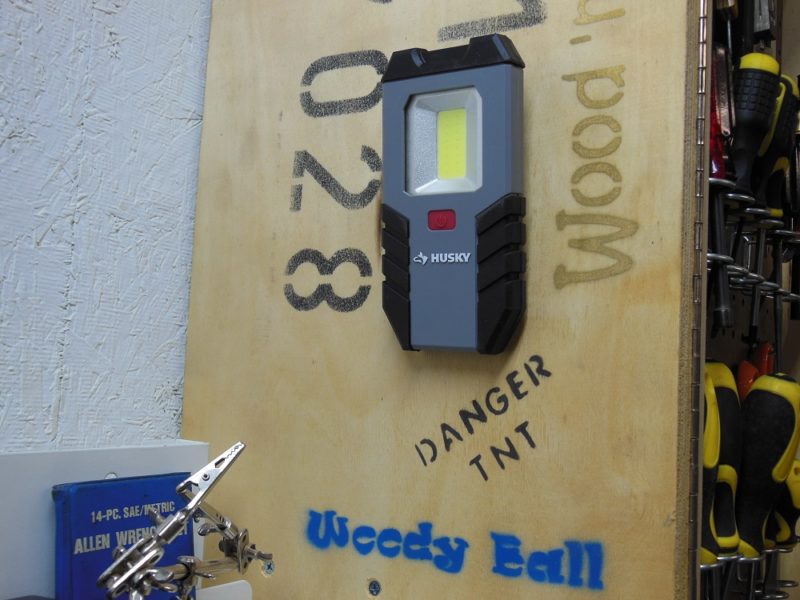 Hanging the Husky clip light.