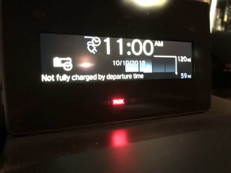 ev charging warning