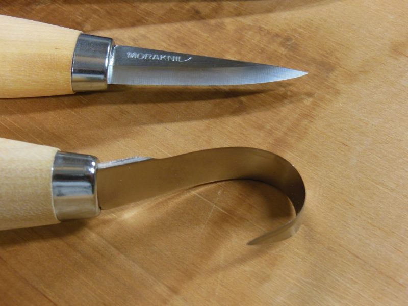 Mora 120 & Mora 164 carving knives