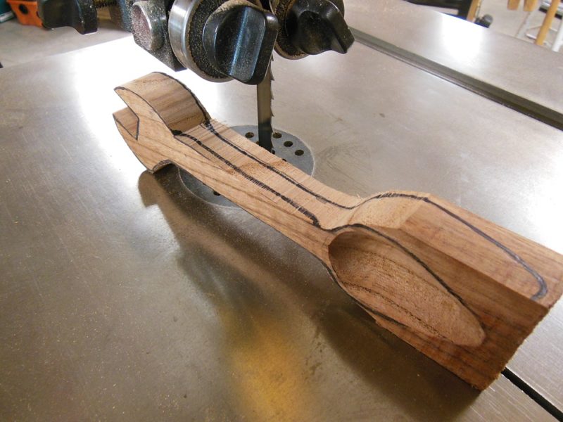 Compound cut the side profile