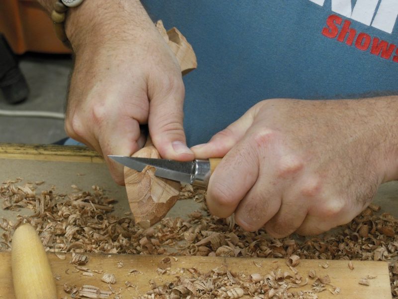 The Mora 120 carving knife