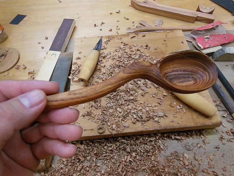A finished spoon