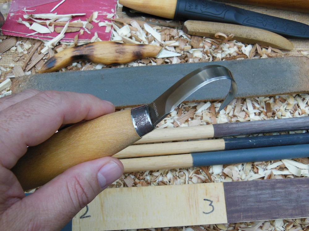 How to Sharpen Wood Carving Knives: Completed Sharpening Wood