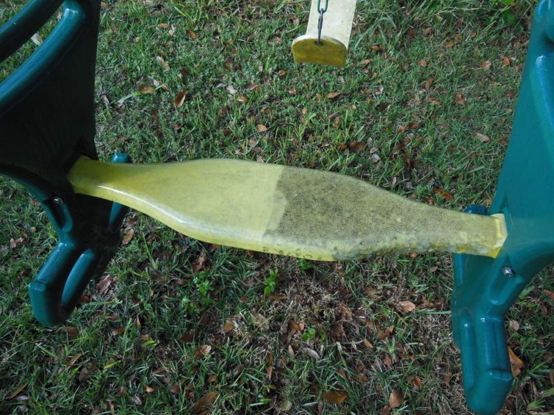 Ryobi cleaned the plastic swing